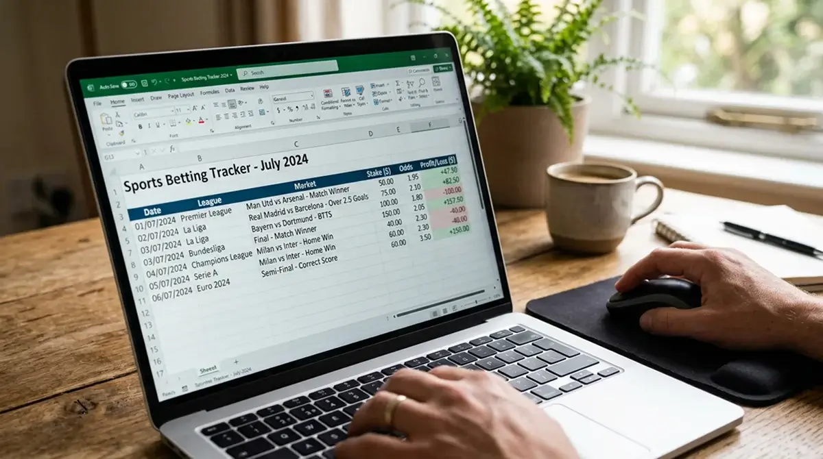 Spreadsheet tracking hockey bet results, stakes and yield