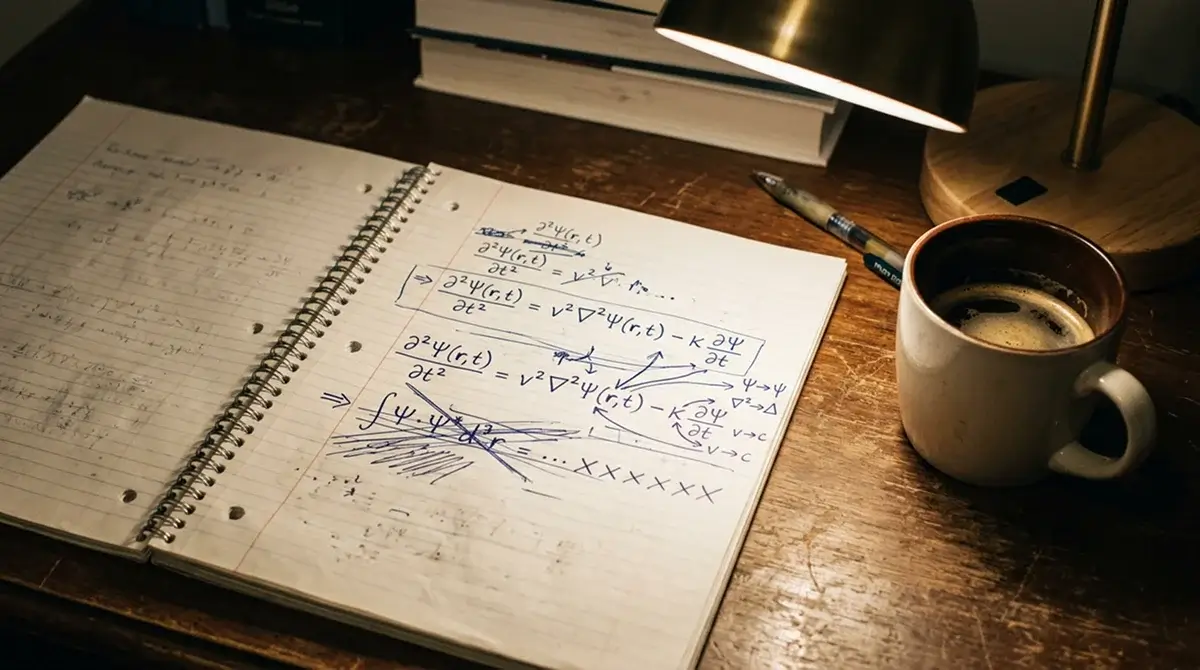 Notebook page showing fractional Kelly criterion calculations