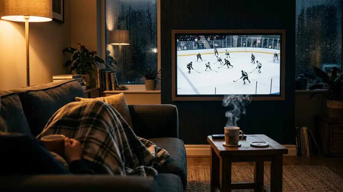 Sportsbook screen showing NHL moneyline odds in decimal format